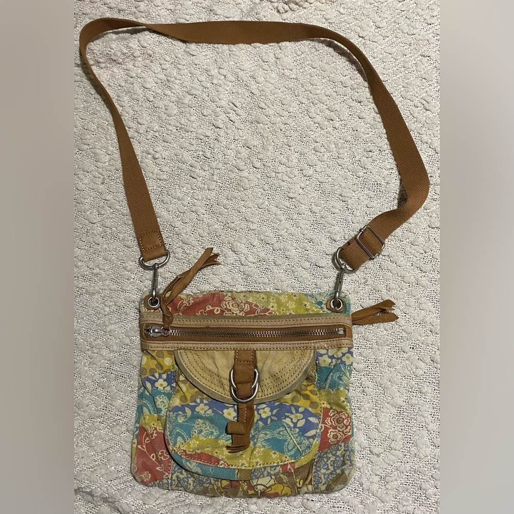 Fossil Maddox Tapestry Purse/Shoulder Bag Boho